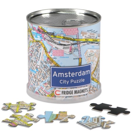 Extragoods City Puzzle Magnets - Amsterdam