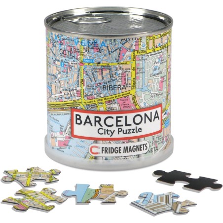 Extragoods City Puzzle Magnets - Barcelona