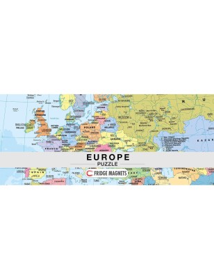 Extragoods City Puzzle Magnets - Europe/Europa