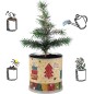 2 Stück MacFlowers® | Anzucht-Set mit Fichte Weihnachtsbaum | Nostalgisch | instant gardening | Wichteln Adventskalender