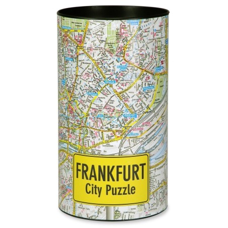 Extragoods City Puzzle - Frankfurt am Main Premium Puzzle Erwachsenenpuzzle Spiele Puzzle Städtepuzzle