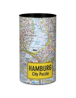 Extragoods City Puzzle - Hamburg Premium Puzzle - Erwachsenenpuzzle Spiele Puzzle Städtepuzzle