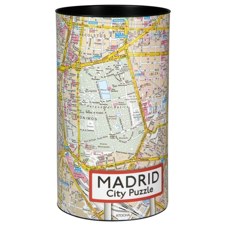 Extragoods City Puzzle - Madrid Premium Puzzle Erwachsenenpuzzle Spiele Puzzle Städtepuzzle