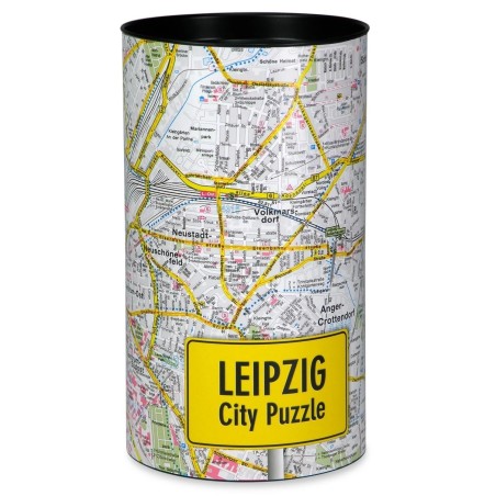 Extragoods City Puzzle Leipzig Premium Puzzle Erwachsenenpuzzle Spiele Puzzle Städtepuzzle