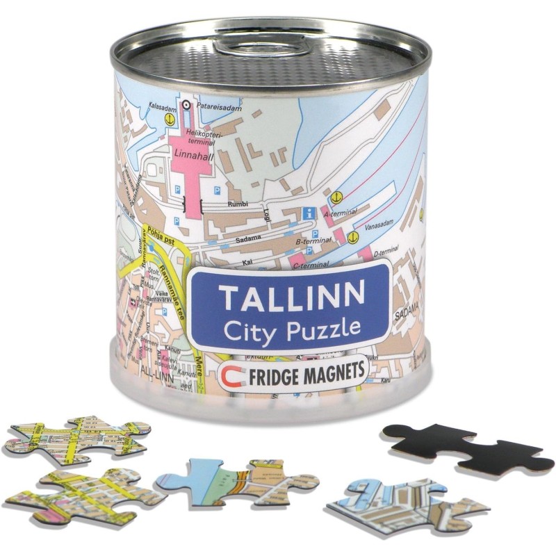 Extragoods City Puzzle Magnets - Tallinn