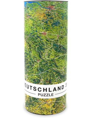 Extragoods Deutschlandkarte in 3D, Puzzle mit 1000 Teilen, Deutschland Puzzle 66 x 45 cm