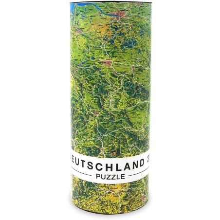 Extragoods Deutschlandkarte in 3D, Puzzle mit 1000 Teilen, Deutschland Puzzle 66 x 45 cm