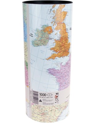 Extragoods Europa Puzzle/EU Karte 1000 Teile - Die gesamte EU 68 x 48 cm