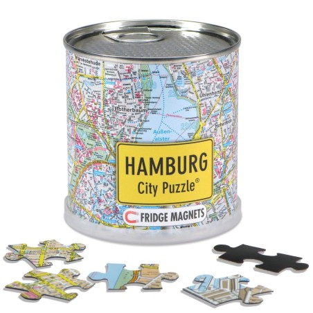 City Puzzle Hamburg Magnets Premium Puzzle Magnetpuzzle Spiele Städtepuzzle Souvenir