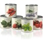 MacFlowers® Blumen in der Dose Geschenk Set Cherry Tomato - Basilico