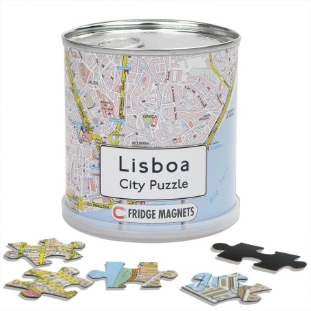 Extra Goods 152775 Magnetisches Puzzle Lissabon