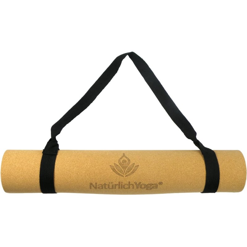 NatürlichYoga® - Yogamatte Aus Echtem Kork Und TPE-Unterseite