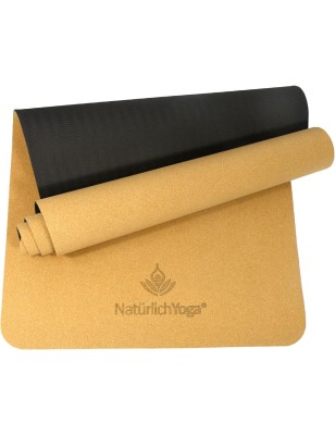 NatürlichYoga® - Yogamatte Aus Echtem Kork Und TPE-Unterseite