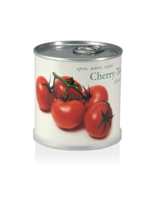 MacFlowers® Cherry Tomate | Anzuchtset als besonderes Geschenk | Instant Gardening | Mit Einer Sorte Samen in süßer Blumendose