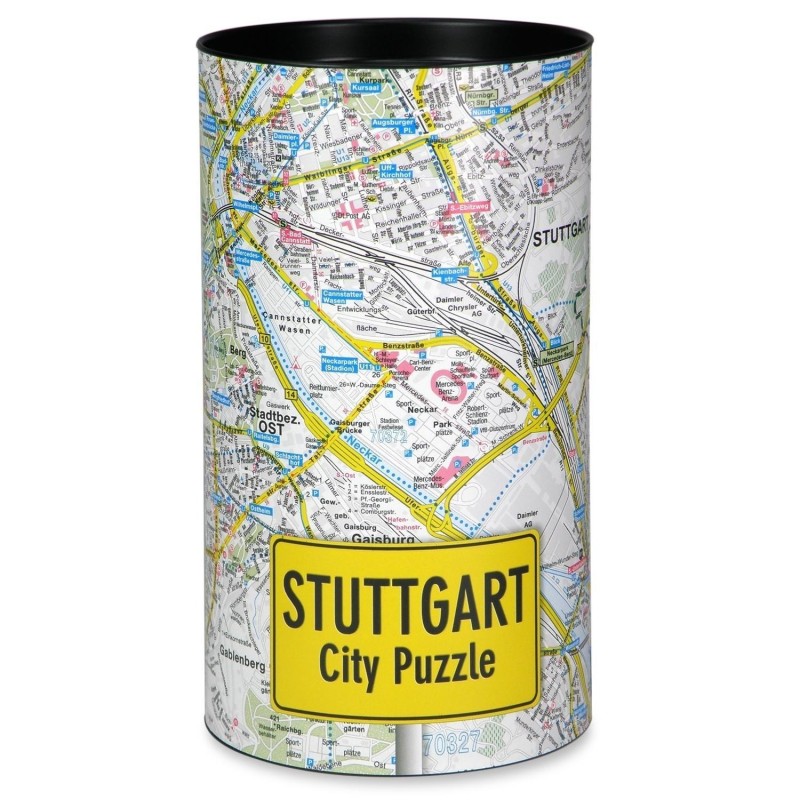 Extragoods City Puzzle - Stuttgart Premium Puzzle Erwachsenenpuzzle Spiele Puzzle Städtepuzzle